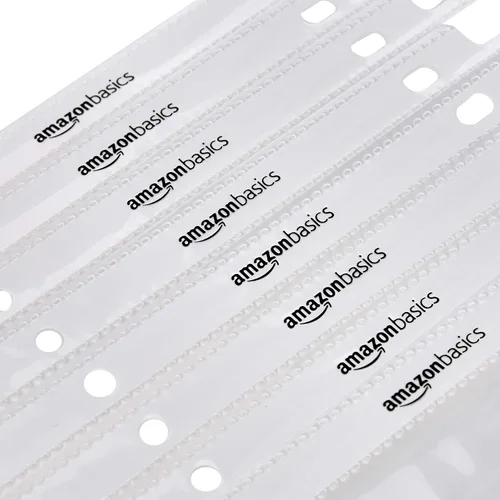 Miniatura 4 de Amazon Basics Protectores de hojas resistentes para almacenamiento de páginas, transparentes, paquete de 100