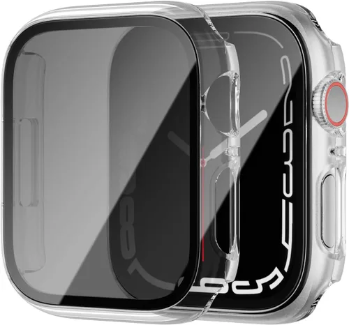 Miniatura 9 de Paquete de 2 fundas protectoras de pantalla para Apple Watch SE 2025 SE Series 6 5 4 SE de 40mm, protector de vidrio Anti-Espía, cubierta rígida