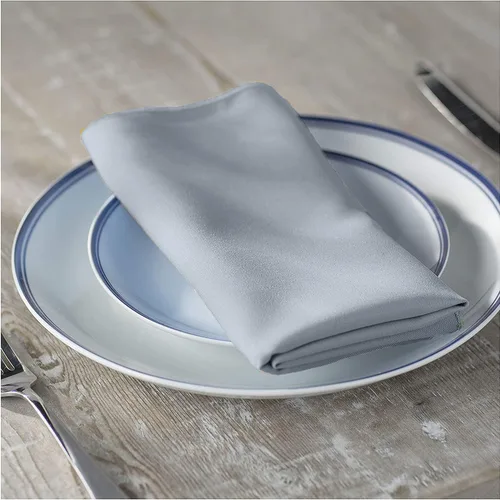 Miniatura 17 de LA Linen Paquete de 10 servilletas de popelina de poli, servilletas de tela suave, servilletas lavables y reutilizables, servilletas de mesa