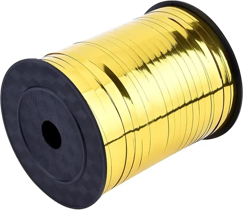 Miniatura 8 de Cinta rizadora negra prensada, rollo de cuerda de globos de 500 yardas para envolver regalos (1,499.3 ft x 0.197 in)