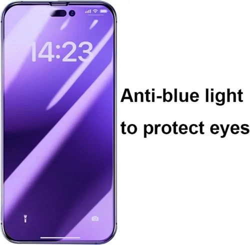 Miniatura 6 de Juego de 3 piezas de vidrio templado de privacidad anti-azul para iPhone Xs Max/iPhone 11 Pro Max, protector de pantalla antiespía, película