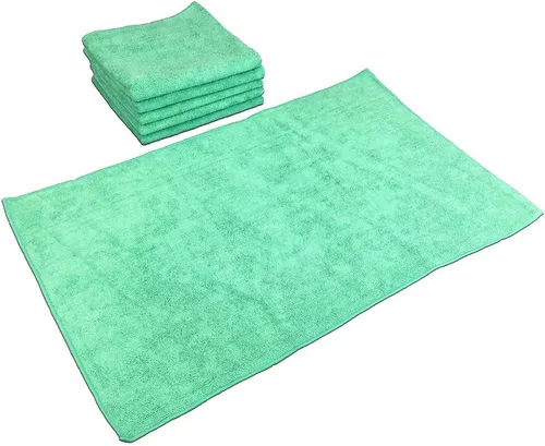Miniatura 3 de Arkwright - Toalla de gimnasio de microfibra, paquete de 12, supersuaves, de secado rápido, 300 GSM, ligeras y absorbentes, para deportes, Verde