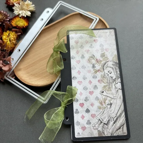 Miniatura 8 de Lapoo Troquel de corte geométrico para álbumes de recortes, duradero, troquel de corte de metal para álbum de recortes, álbum de fotos, tarjetas