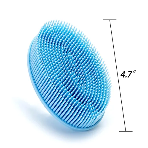 Miniatura 7 de Cepillo sensorial prémium para niños o autismo, limpiador corporal de silicona suave, cepillos sensoriales 2 en 1 para terapia ocupacional, esponja