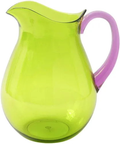 Miniatura 7 de Caspari Jarra acrílica transparente con mango de cobalto - 1 unidad