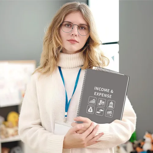 Miniatura 10 de Libro de registro de ingresos y gastos – Libro de registro de contabilidad/rastreador/libro de contabilidad y contabilidad para pequeñas empresas