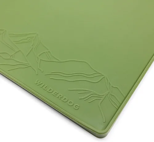 Wilderdog Mantel individual de silicona para mascotas fabricado con cono de silicona 100% de grado alimenticio, sin BPA, PVC y ftalatos. No tóxico,
