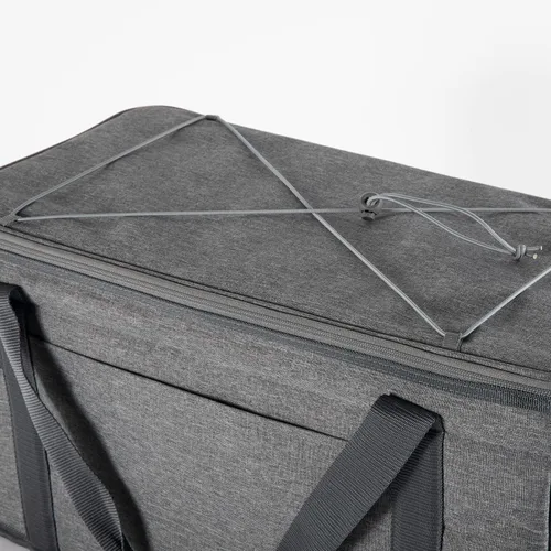 Miniatura 6 de PICNIC TIME Enfriador plegable para 64 latas, bolsa térmica suave con aislamiento grande, enfriador de playa portátil con correa para el hombro