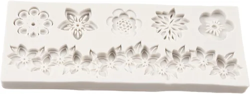 Miniatura 4 de Moldes barrocos de fondant de encaje de flores, moldes de silicona para curvas, molde de alivio de volutas para decoración de pasteles, decoración