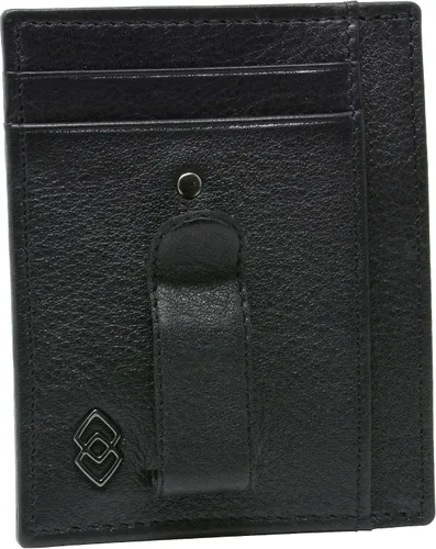 Miniatura 4 de Alpine Swiss Cartera de bolsillo frontal con clip RFID para hombre de doble diamante