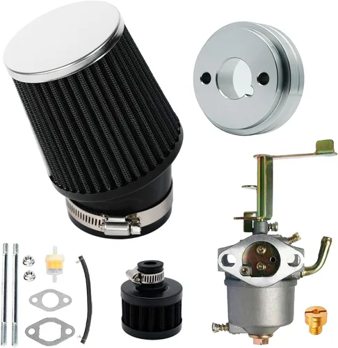 Miniatura 7 de JMCHstore Kit adaptador de filtro de aire de carburador de alto rendimiento para FRP GMB100 Coleman CT100U CC100X 98cc, motor Predator 79cc 3HP