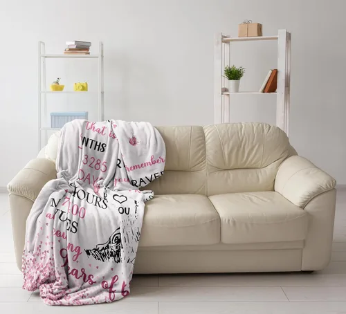 Miniatura 6 de Regalos para niñas de 9 años, manta de 60 x 50 pulgadas, regalos para niñas de 9 años, ideas de regalo de cumpleaños, regalos de 9º cumpleaños