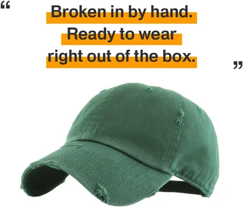 Miniatura 4 de KBETHOS - Gorra de béisbol ajustable de algodón desgastado vintage para papá, estilo polo, camionero, unisex