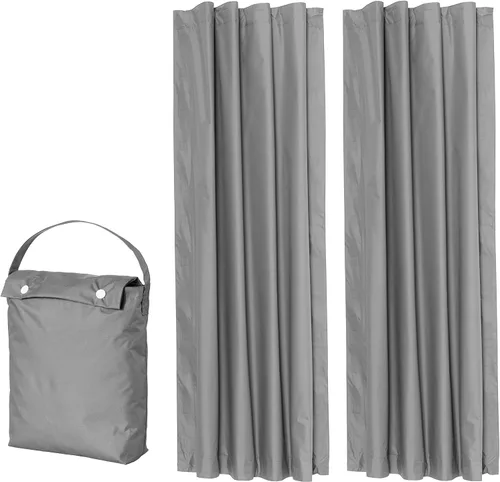 Miniatura 11 de Amazon Basics Cortina opaca portátil con ventosas, 50 pulgadas de ancho x 78 pulgadas de largo, paquete de 1, beige