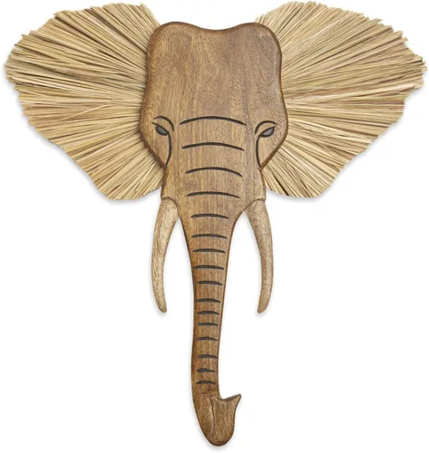 Crane Baby Decoración de pared de safari de madera, arte de pared de guardería de animales de madera, decoración de habitación de safari de género