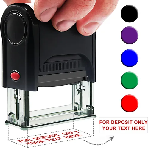 Miniatura 8 de Sello de pago autoentintado personalizado para suministros de negocios, sello autoentintado personalizado, pagado en sellos completos con fecha
