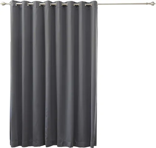 Miniatura 22 de Best Home Fashion Cortina térmica opaca con parte superior con ojales anchos Azul