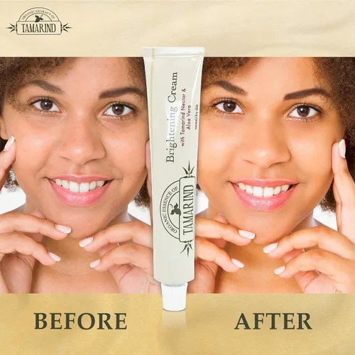 Miniatura 7 de Extracto orgánico de tamarindo, crema iluminadora de la piel, 1.7 fl oz / 1.7 fl oz, crema de manchas oscuras para manos, nudillos, cuerpo, cara