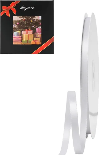 Miniatura 40 de LIUYAXI Cinta de Satén Dorada de Doble Cara 1/4" X 50 Yardas, Cintas Perfectas para Manualidades, Envoltura de Regalos, Fabricación de Lazos y Más
