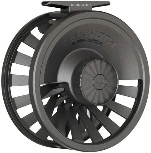 Redington Behemoth Carrete de Pesca con Mosca – Freno de Carbono Resistente, Tambor Grande, Marco Fundido a Presión y Tambor en V Profundo – Carrete
