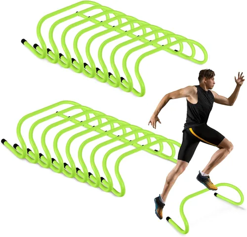 Miniatura 8 de Wettarn 18 unidades de entrenamiento de velocidad de 6 pulgadas, obstáculos de entrenamiento de agilidad, obstáculos de entrenamiento duradero