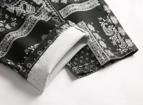 Miniatura 20 de Enrica Pantalones vaqueros estampados casuales para hombre