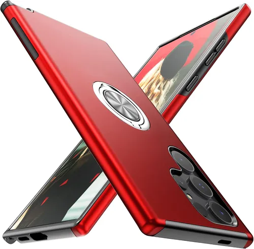 Miniatura 9 de Funda para Samsung Galaxy S26 con protector de pantalla de vidrio templado, híbrida 2 en 1, funda protectora delgada duradera con anillo magnético