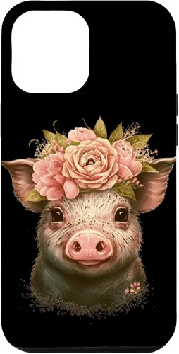 Miniatura 26 de Pig with Leopard Headband Flower Cute Pig Lover Case for iPhone 17