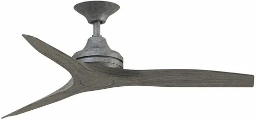 Miniatura 10 de Fanimation Spitfire - Ventilador de techo de 3 aspas, 12 pulgadas de alto y 48 pulgadas de ancho, acabado negro, color hoja de madera de whisky