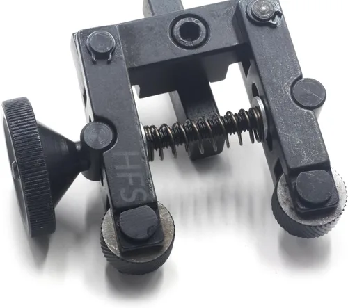 Miniatura 4 de HFS (R) Soporte de herramienta de moleteado ajustable con 6 ruedas para mini tornos 0-2 "de capacidad