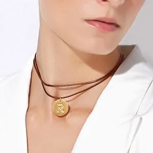 Miniatura 2 de U7 - Collar de cordón de cuero negro y marrón de 2mm 3mm con cierre de acero inoxidable personalizable, cadena de cuerda de cera tejida