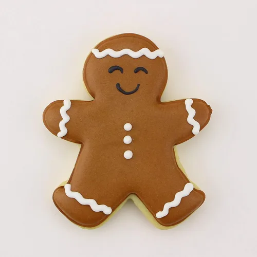 Miniatura 3 de Happy Gingerbread Man - Cortador de galletas, 3" por Ann Clark Cookie Cutters