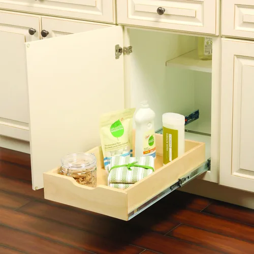 Miniatura 2 de Knape & Vogt Caja de cajones de madera de cierre suave, 5 "x 17.63" x 22