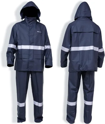 Miniatura 16 de Trajes de lluvia para hombre, impermeable, traje de lluvia resistente, abrigos de lluvia, chaqueta y pantalones, ropa de lluvia