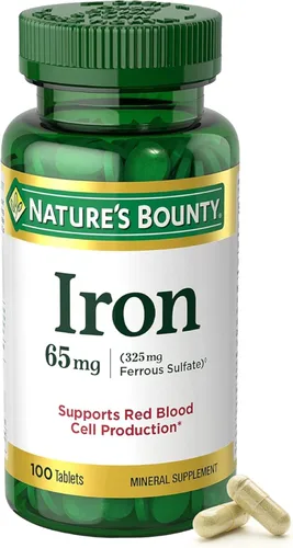 Miniatura 5 de Nature's Bounty Hierro 65 mg, 3 botellas (100 unidades)