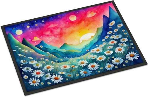 Miniatura 17 de Caroline's Treasures DAC1455MAT - Felpudo de la reina de la noche con diseño de cactus en color de 18 x 27 pulgadas, tapete para puerta delantera