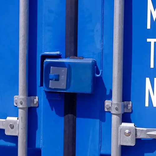 Miniatura 8 de Candado grande de acero inoxidable resistente con llave, candados de contenedores de envío de alta seguridad, bloqueo a prueba de cortador