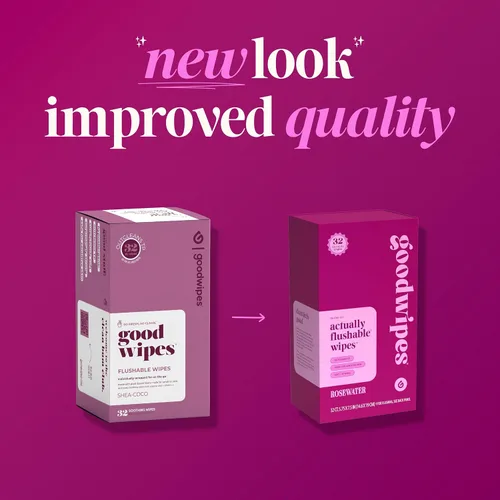 Miniatura 4 de Goodwipes - Toallitas desechables - Toallitas individuales para trasero para adultos en movimiento - Toallitas mini portátiles - Esenciales de viaje