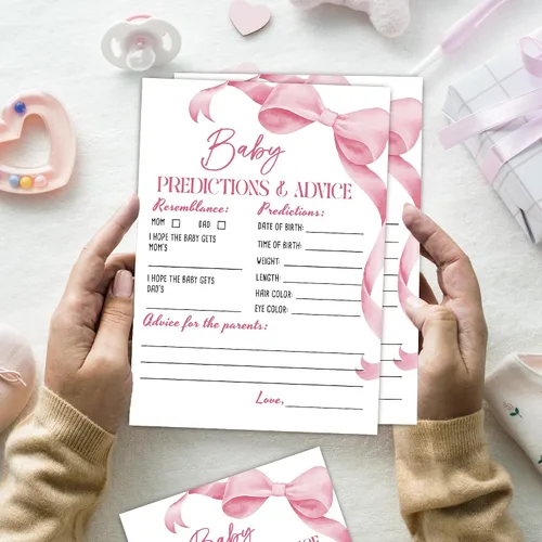 Miniatura 4 de Tarjeta de juegos para baby shower, actividades de baby shower para invitados, decoraciones de fiesta de revelación de género, recuerdos de fiesta