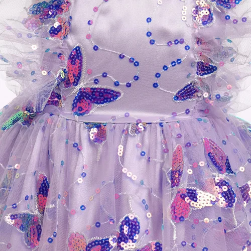 Miniatura 5 de Vestido para sesión de fotos de fiesta de cumpleaños con espalda descubierta para bebé, niña, mariposa, fresa, volantes, princesa, pastel, fiesta
