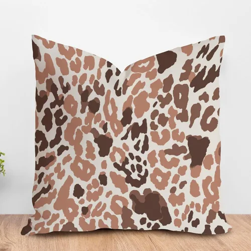 Miniatura 41 de ArogGeld Funda de almohada para sofá, guepardo y leopardo, estampado de leopardo, funda de cojín decorativa de granja para sala de estar