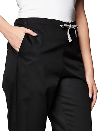 Miniatura 3 de WonderWink Petite Wonderwork - Pantalón médico con pierna acampanada para mujer