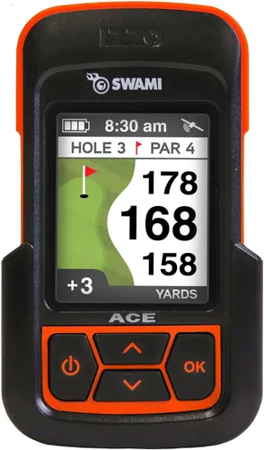 Izzo Golf Swami Ace Telémetro GPS portátil para golf Naranja