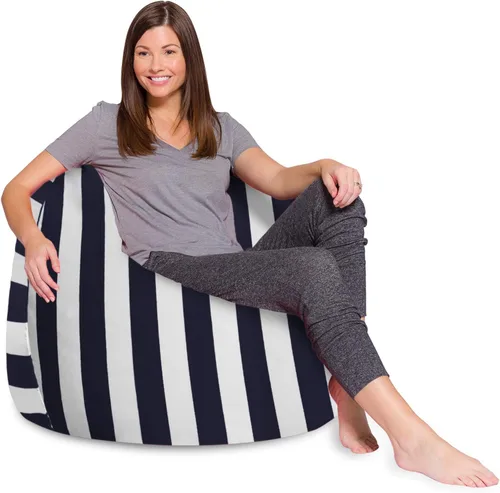 Miniatura 27 de Posh Beanbags - Sillón puff Azul Rey Sólido
