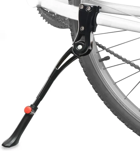 TOPCABIN Soporte ajustable de aleación de aluminio para bicicleta, negro, para bicicletas de 24 a 28 pulgadas