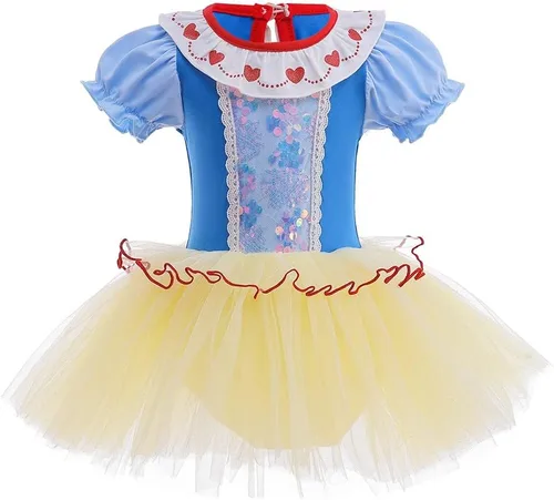 Miniatura 5 de MYRISAM - Maillots de princesa para niñas, tutú de ballet, vestido de bailarina con falda, para cumpleaños, fiesta elegante, disfraces de Halloween