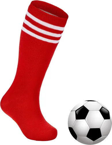 Miniatura 28 de Zando Calcetines de fútbol para niños, hasta la rodilla, para jóvenes, béisbol, fútbol, sóftbol, niños y niñas, de algodón suave sobre