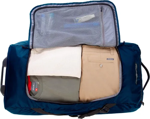 Miniatura 6 de Eddie Bauer Traverse 32 Rolling Duffel Bag-Made from Ripstop Polyester with Telescoping Handle