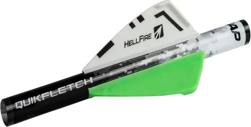 New Archery Products NAP Quikfletch Hellfire Plumas de 2" Sistema de Empennado de Flechas