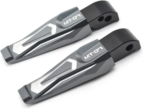 Miniatura 6 de Reposapiés CNC motocicleta Reposapiés Pedales Pedales Reposapiés Traseros Estriberas resto para Yam & aha MT-07 MT07 Mt 07 FZ07 FZ 07 2014 2015 2016